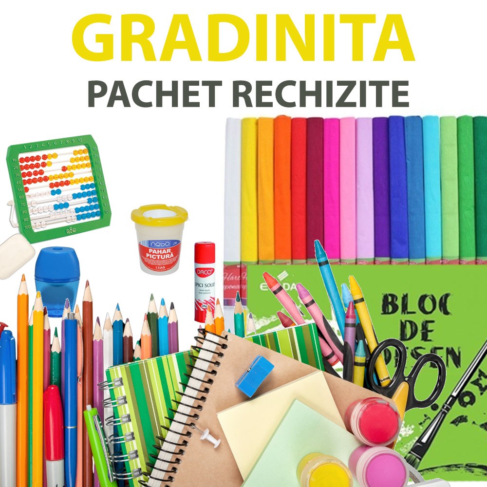 Pachet rechizite pentru gradinita, set complet cu 17 piese - imagine 18
